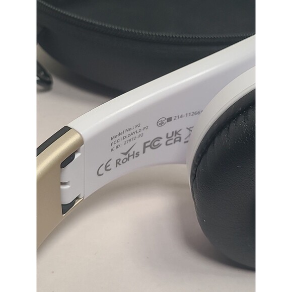 PowerLocus P2 Bluetooth Wireless Foldable Headphone Used - Picture 4 of 6